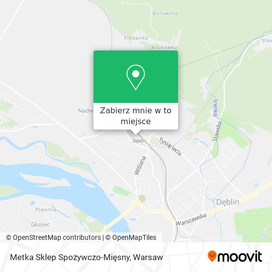 Mapa Metka Sklep Spożywczo-Mięsny