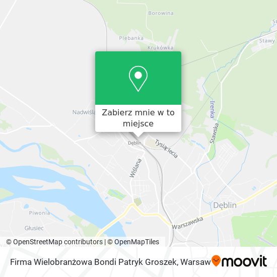 Mapa Firma Wielobranżowa Bondi Patryk Groszek