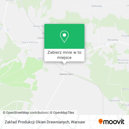 Mapa Zakład Produkcji Okien Drewnianych