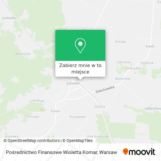 Mapa Pośrednictwo Finansowe Wioletta Komar