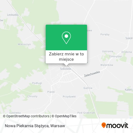 Mapa Nowa Piekarnia Stężyca