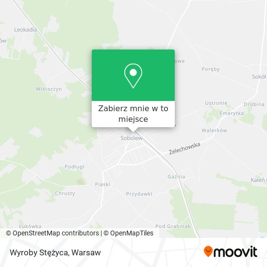 Mapa Wyroby Stężyca