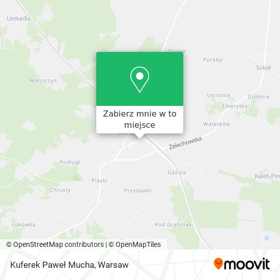 Mapa Kuferek Paweł Mucha