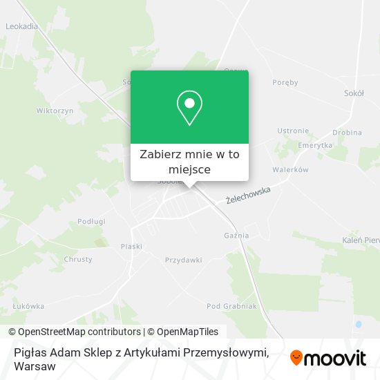 Mapa Pigłas Adam Sklep z Artykułami Przemysłowymi