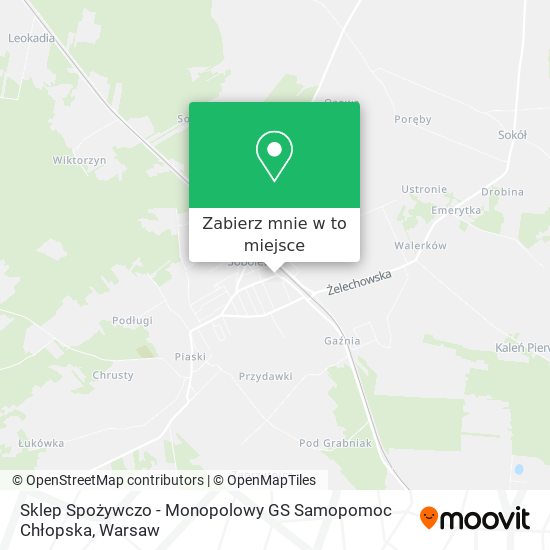 Mapa Sklep Spożywczo - Monopolowy GS Samopomoc Chłopska