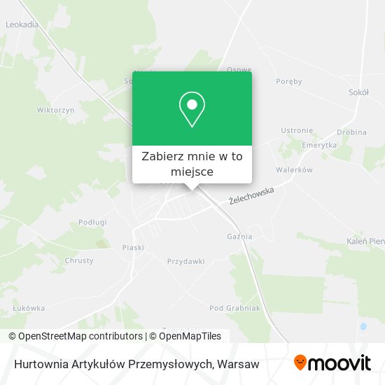 Mapa Hurtownia Artykułów Przemysłowych