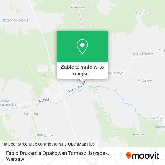 Mapa Fabio Drukarnia Opakowań Tomasz Jarząbek