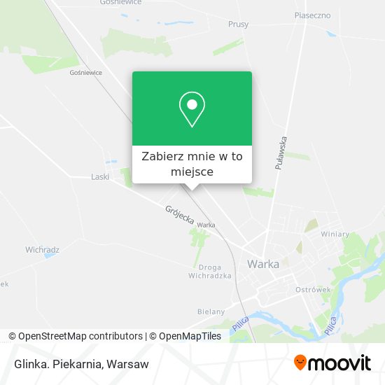 Mapa Glinka. Piekarnia