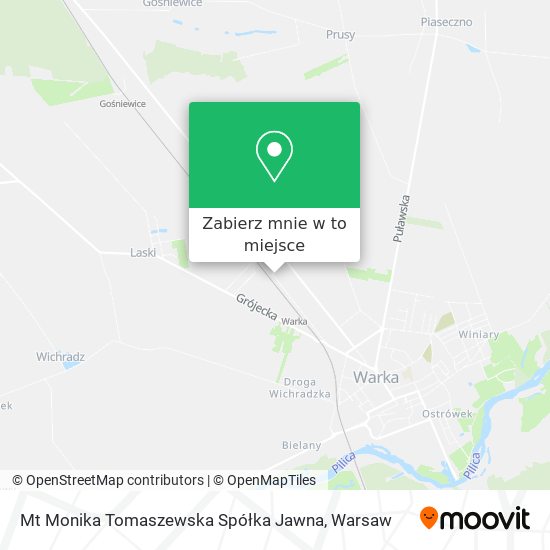 Mapa Mt Monika Tomaszewska Spółka Jawna