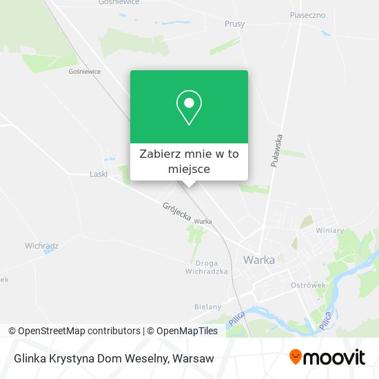 Mapa Glinka Krystyna Dom Weselny