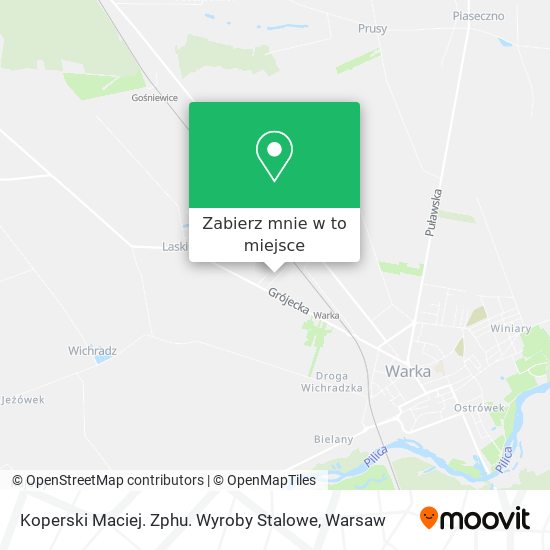 Mapa Koperski Maciej. Zphu. Wyroby Stalowe