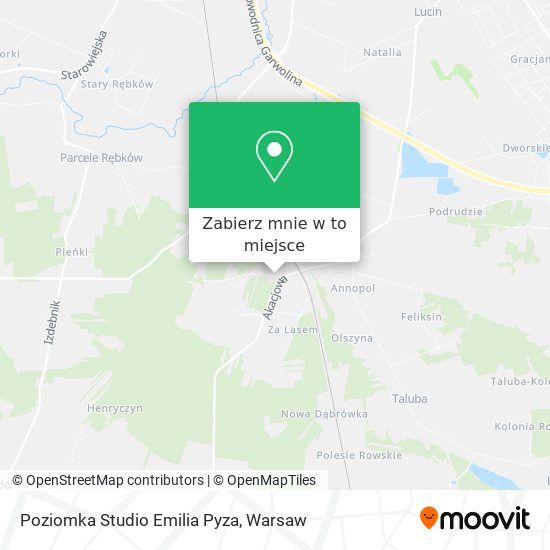 Mapa Poziomka Studio Emilia Pyza