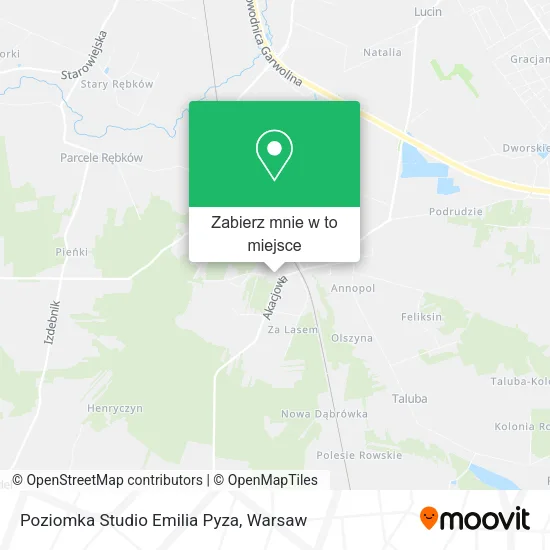 Mapa Poziomka Studio Emilia Pyza