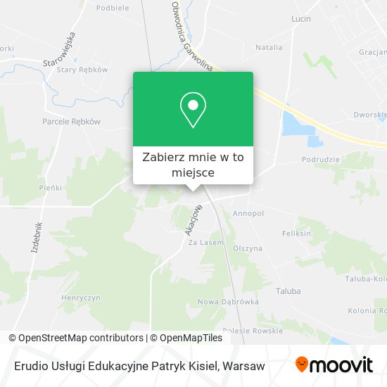 Mapa Erudio Usługi Edukacyjne Patryk Kisiel