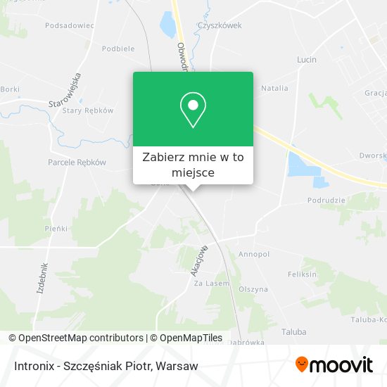 Mapa Intronix - Szczęśniak Piotr