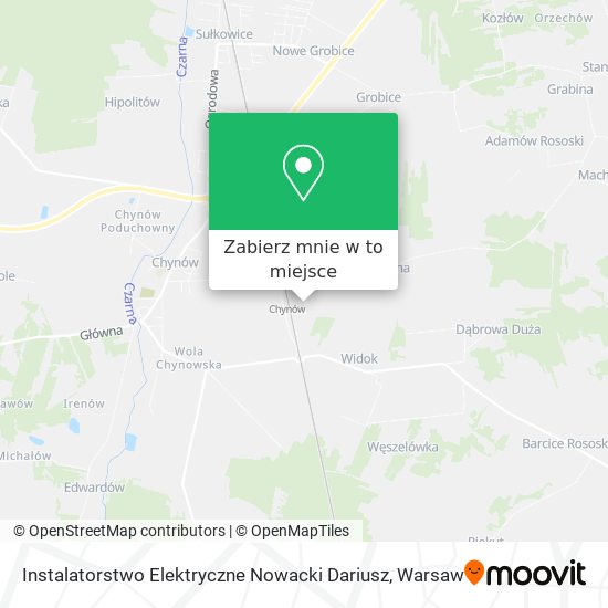 Mapa Instalatorstwo Elektryczne Nowacki Dariusz