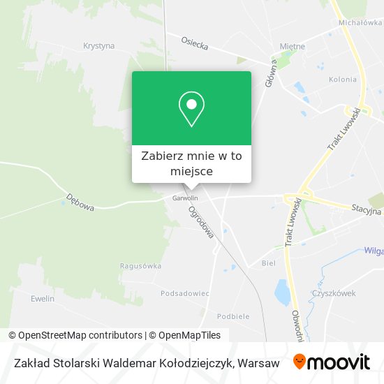 Mapa Zakład Stolarski Waldemar Kołodziejczyk