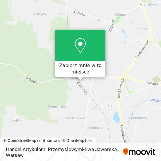 Mapa Handel Artykułami Przemysłowymi-Ewa Jaworska