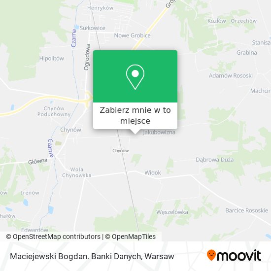 Mapa Maciejewski Bogdan. Banki Danych