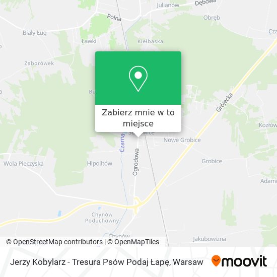 Mapa Jerzy Kobylarz - Tresura Psów Podaj Łapę