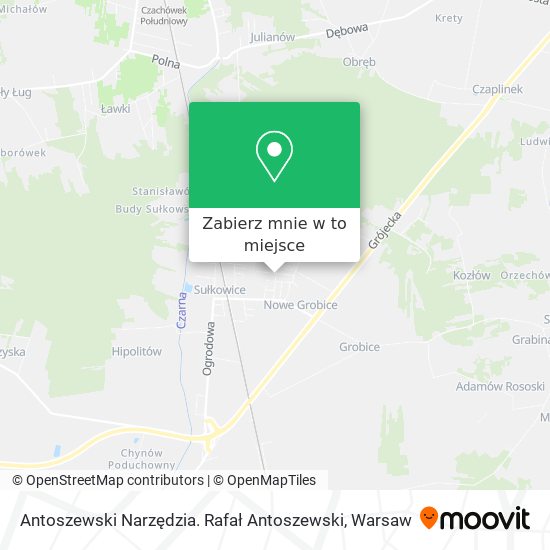 Mapa Antoszewski Narzędzia. Rafał Antoszewski