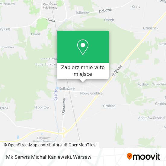 Mapa Mk Serwis Michał Kaniewski