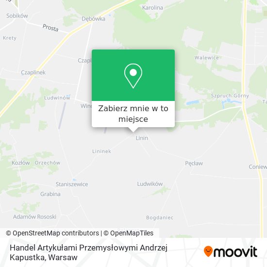 Mapa Handel Artykułami Przemysłowymi Andrzej Kapustka