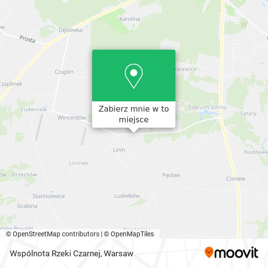 Mapa Wspólnota Rzeki Czarnej