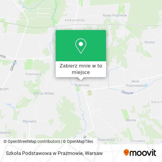 Mapa Szkoła Podstawowa w Prażmowie