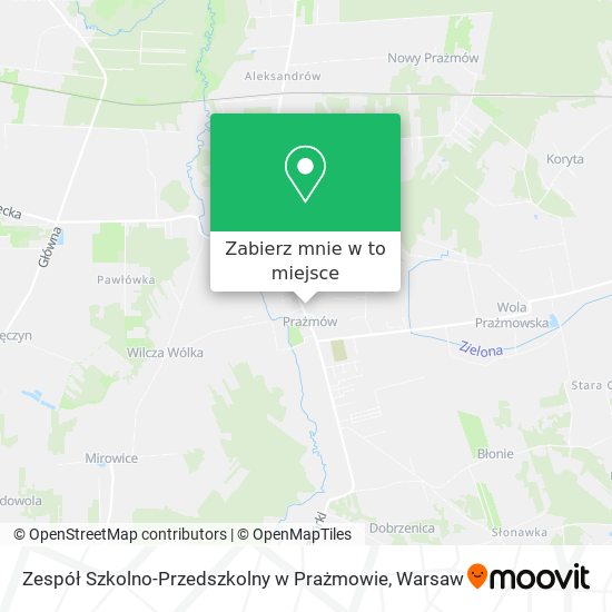 Mapa Zespół Szkolno-Przedszkolny w Prażmowie