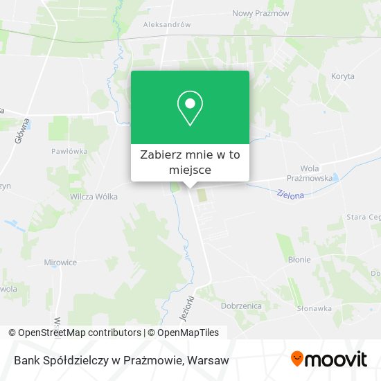 Mapa Bank Spółdzielczy w Prażmowie