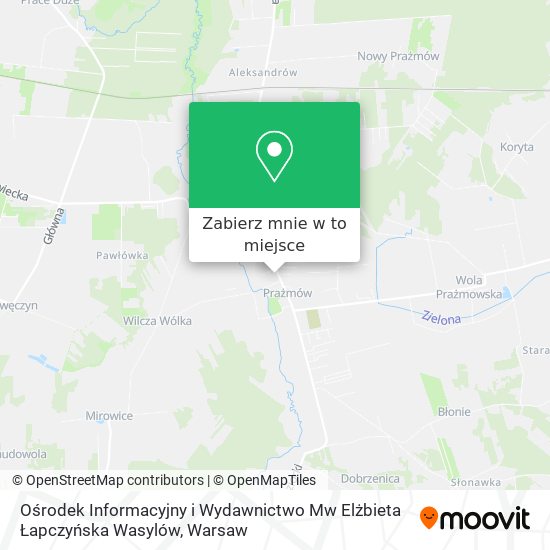 Mapa Ośrodek Informacyjny i Wydawnictwo Mw Elżbieta Łapczyńska Wasylów