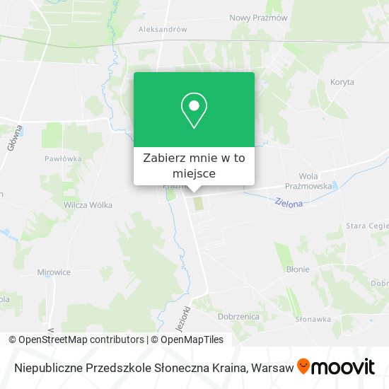 Mapa Niepubliczne Przedszkole Słoneczna Kraina