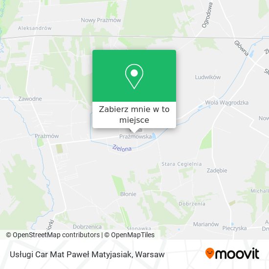 Mapa Usługi Car Mat Paweł Matyjasiak