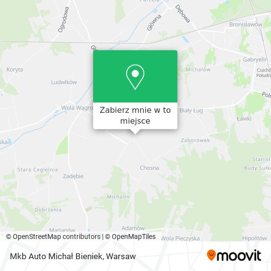 Mapa Mkb Auto Michał Bieniek