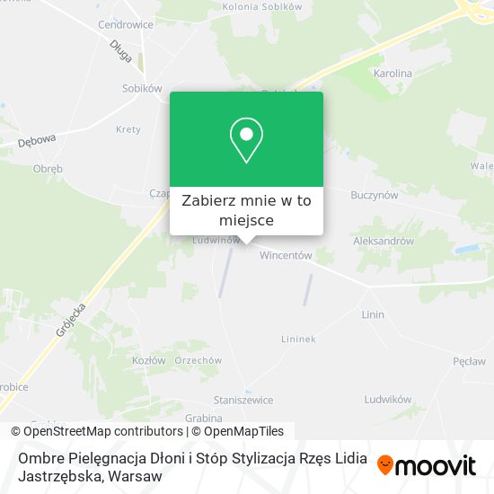 Mapa Ombre Pielęgnacja Dłoni i Stóp Stylizacja Rzęs Lidia Jastrzębska