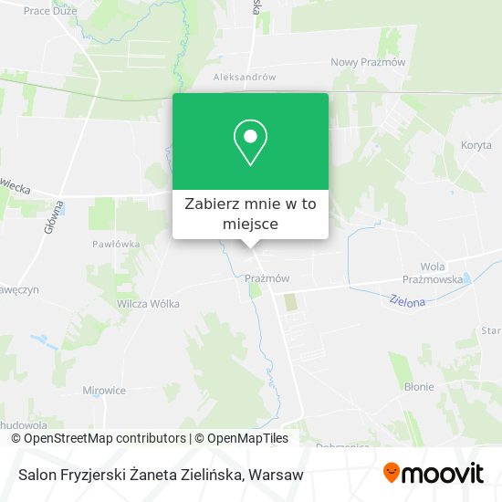 Mapa Salon Fryzjerski Żaneta Zielińska