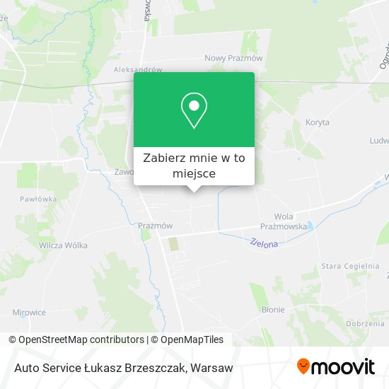 Mapa Auto Service Łukasz Brzeszczak