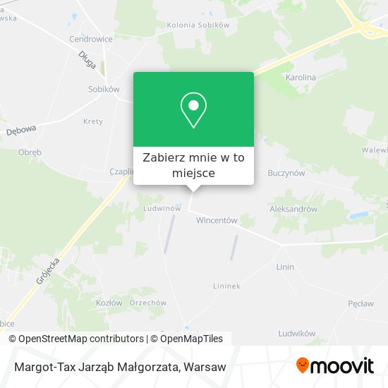 Mapa Margot-Tax Jarząb Małgorzata