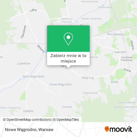 Mapa Nowe Wągrodno