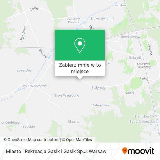 Mapa Miasto i Rekreacja Gasik i Gasik Sp.J