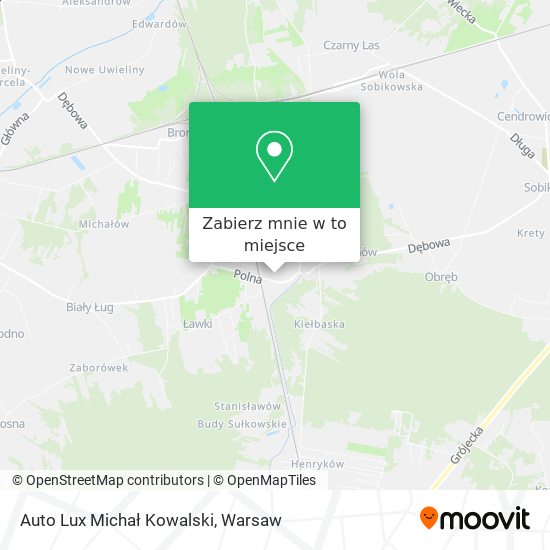 Mapa Auto Lux Michał Kowalski