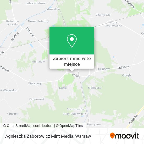 Mapa Agnieszka Zaborowicz Mint Media