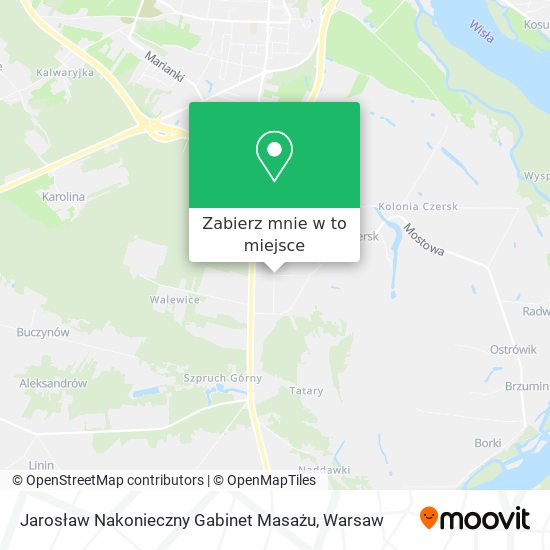 Mapa Jarosław Nakonieczny Gabinet Masażu