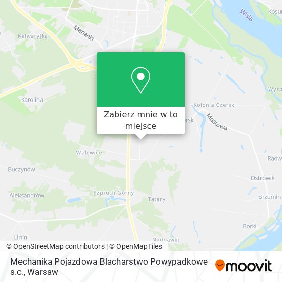 Mapa Mechanika Pojazdowa Blacharstwo Powypadkowe s.c.