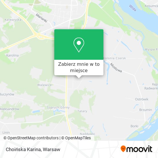 Mapa Choińska Karina