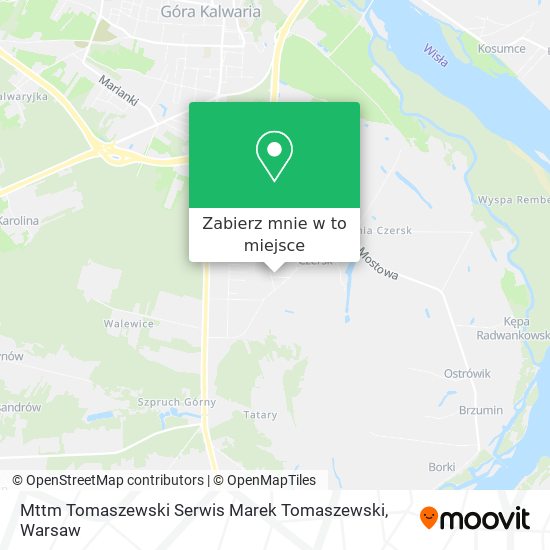 Mapa Mttm Tomaszewski Serwis Marek Tomaszewski