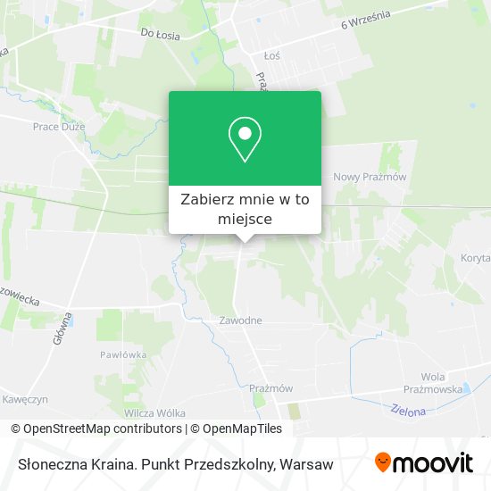 Mapa Słoneczna Kraina. Punkt Przedszkolny