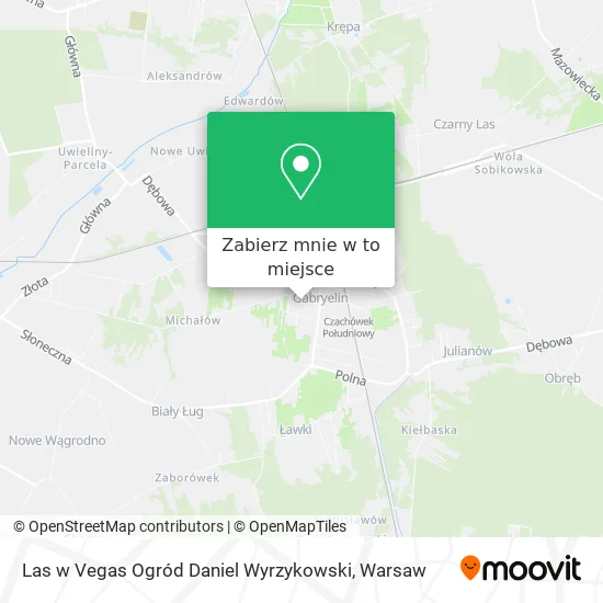 Mapa Las w Vegas Ogród Daniel Wyrzykowski