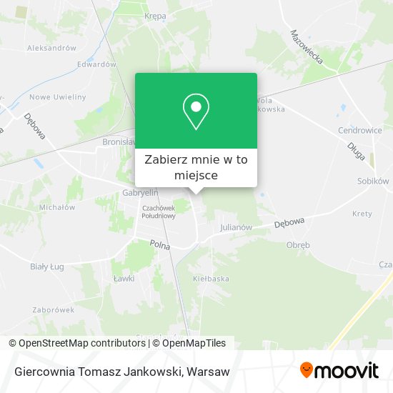 Mapa Giercownia Tomasz Jankowski